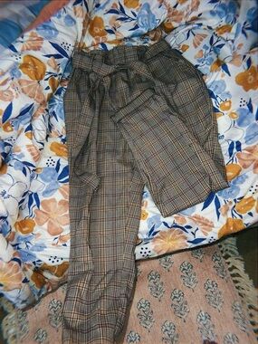 SO Plaid Men’s Trousers - Brown Check with Tan and Black